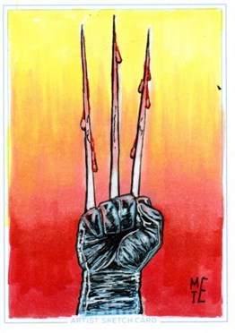 Wolverine : Zahiri Sketch Card art by Metehan Erbil 